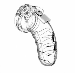 Прозрачный мужской пояс верности Model 04 Chastity 4.5&quot; Cock Cage