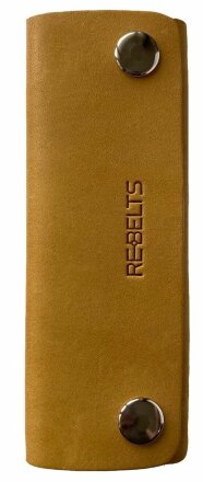 Коричневая кожаная ключница Rebelts 