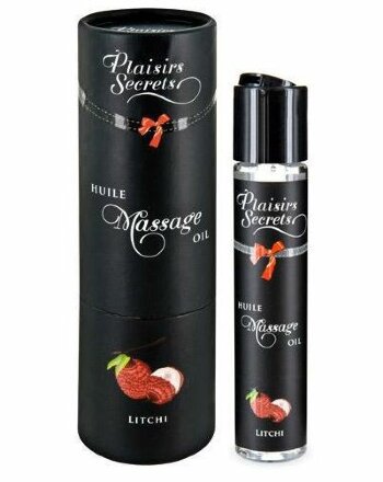 Массажное масло с ароматом личи Huile de Massage Gourmande Litchi - 59 мл. 