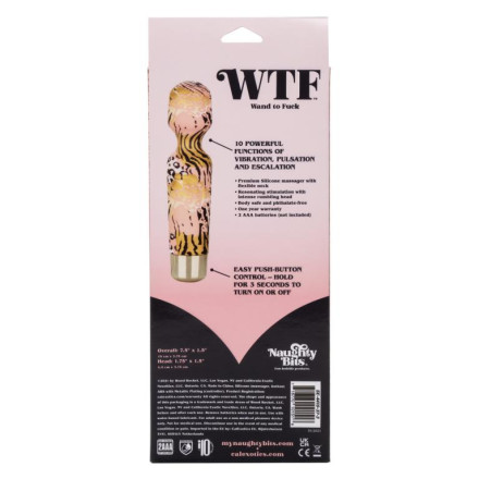 Универсальный вибромассажер WTF - 19 см. 