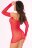 Эротическое платье с длинным рукавом Bad Intentions Fishnet Mini Dress 