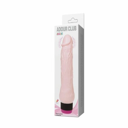 Телесный вибратор Adour Club Fresh - 22 см. 