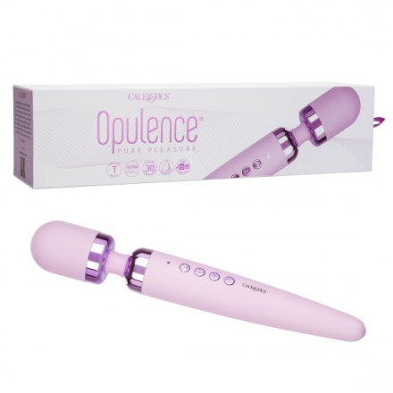 Сиреневый wand-вибратор Opulence - 27,2 см. 