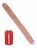 Телесный двусторонний фаллоимитатор 16&quot; Thick Double Dildo - 40,6 см. 