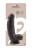 Коричневый фаллоимитатор DUAL DENSITY DILDO на присоске - 17 см. 