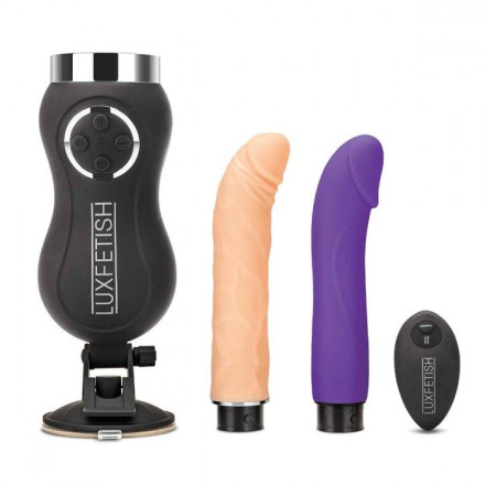 Портативная секс-машина Thrusting Compact Sex Machine c 2 насадками 