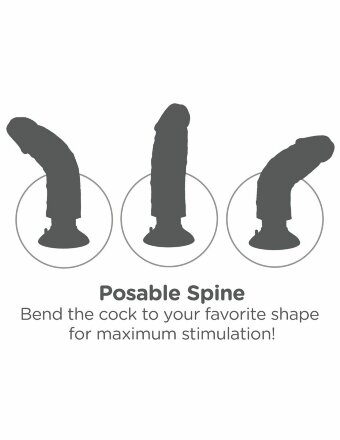 Телесный вибромассажер 10&quot; Vibrating Cock with Balls - 25,4 см. 