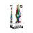 Радужная анальная пробка Rainbow Metal Plug Small - 9,4 см. 