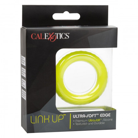 Лаймовое эрекционное кольцо Link Up Ultra-Soft Edge 