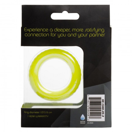 Лаймовое эрекционное кольцо Link Up Ultra-Soft Edge 