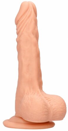 Телесный фаллоимитатор Realistic Dildo With Balls - 20 см. 