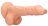 Телесный фаллоимитатор Realistic Dildo With Balls - 20 см. 