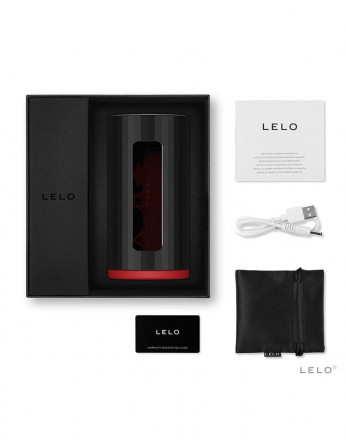 Черно-красный мастурбатор Lelo F1S V2 