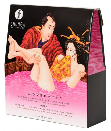 Соль для ванны Lovebath Dragon Fruit, превращающая воду в гель - 650 гр. 