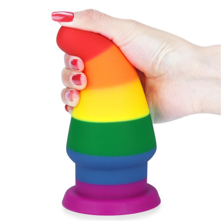 Радужный анальный плаг 6 Prider Anal Plug - 15 см. 