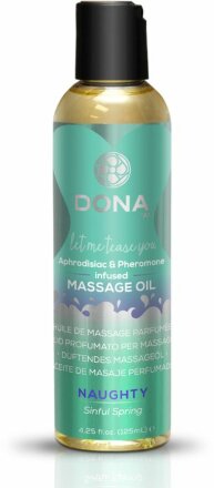 Массажное масло с феромонами DONA Naughty Sinful Spring - 125 мл. 
