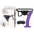 Фиолетовый поясной фаллоимитатор Strap on Harness &amp; 5in Dildo Set - 12,25 см. 