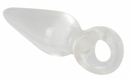 Анальная втулка с колечком на пальчик Finger Plug - 9,5 см. 