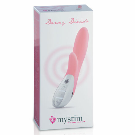 Розовый вибратор Mystim Danny Divido - 27 см. 