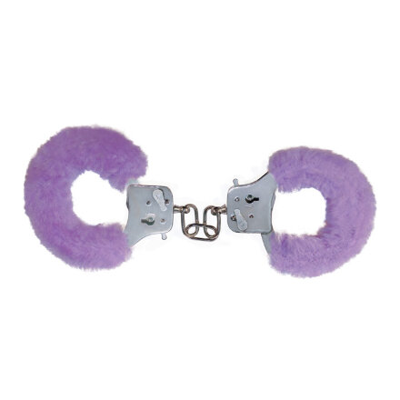 Меховые наручники FURRY FUN CUFFS PURPLE PLUSH 