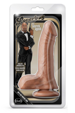 Кофейный фаллоимитатор The Secret Agent - 20,9 см. 