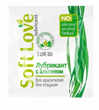 Пробник лубриканта на водной основе Soft Love - 3 гр. 