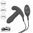 Серый вибромассажер простаты Remote Control Dual Pulsating Probe 