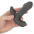 Серый вибромассажер простаты Remote Control Dual Pulsating Probe 