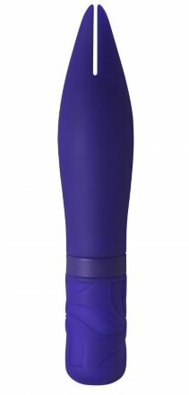 Синий мини-вибратор BonBon’s Powerful Spear - 15,2 см. 