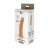 Телесный фаллоимитатор без мошонки DILDO 6INCH - 15,2 см. 