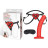 Красный поясной фаллоимитатор Red Heart Strap on Harness &amp; 5in Dildo Set - 12,25 см. 