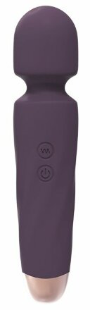 Фиолетовый вибромассажёр NOMIA - 19,5 см. 