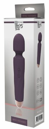 Фиолетовый вибромассажёр NOMIA - 19,5 см. 