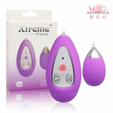 Фиолетовое виброяичко Xtreme 10F Egg 