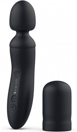 Черный клиторальный стимулятор Bthrilled Premium - 21 см. 