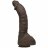 Коричневый фаллоимитатор-гигант Prince Yahshua ULTRASKYN 10.5” Cock with Removable Vac-U-Lock Suction Cup - 27,4 см. 