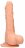 Телесный фаллоимитатор Realistic Dildo With Balls - 25 см. 