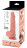 Телесный фаллоимитатор-реалистик с мошонкой Real Dual Layer - 20 см.  