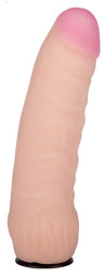Черный пояс-трусики с двумя насадками Soft-Dolli - 16,5 и 10,5 см.