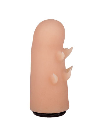Черный пояс-трусики с двумя насадками Soft-Dolli - 16,5 и 10,5 см. 