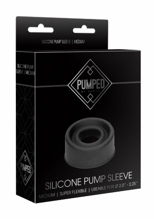 Черная сменная вставка для помпы Silicone Pump Sleeve Medium 