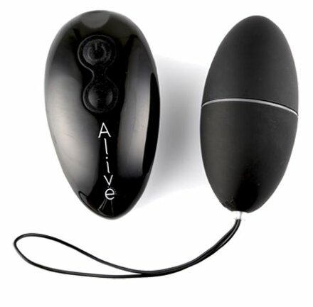 Чёрное виброяйцо Magic Egg 2.0 с пультом ДУ 