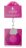 Розовые пушистые наручники OUCH! Pink 