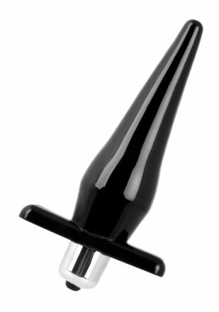 Черная водонепроницаемая вибровтулка Black&amp;Red - 12,7 см. 