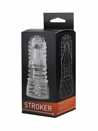 Прозрачный двусторонний мастурбатор STROKER №3 