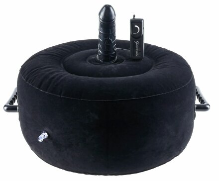 Надувная кушетка с виброфаллосом Inflatable Hot Seat 