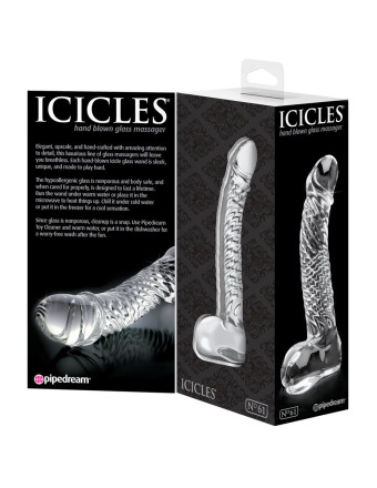 Анальный стимулятор Icicles №61 - 16,5 см. 