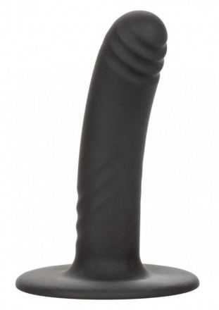 Черный анальный стимулятор 4.75” Ridged Probe - 12 см. 