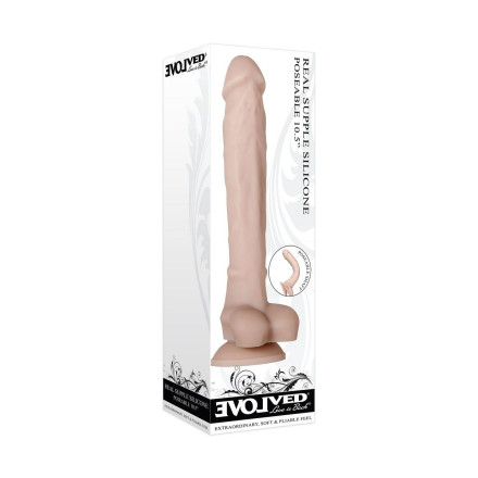 Гибкий фаллоимитатор Real Supple Poseable - 26 см. 