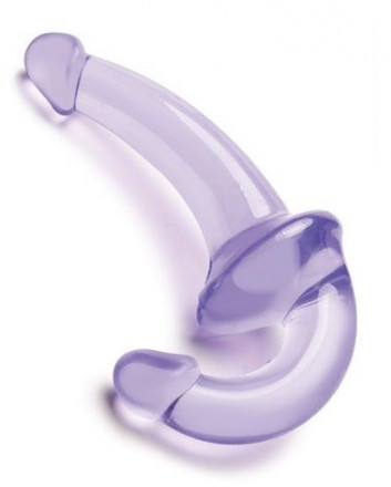 Фиолетовый безремневой страпон Strapless Strap-On 